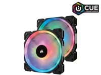 Affordable Corsair LL140 140mm 2-Pack Black Case Fan