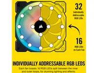 Affordable Corsair LL140 140mm 2-Pack Black Case Fan - Thumbnail 3