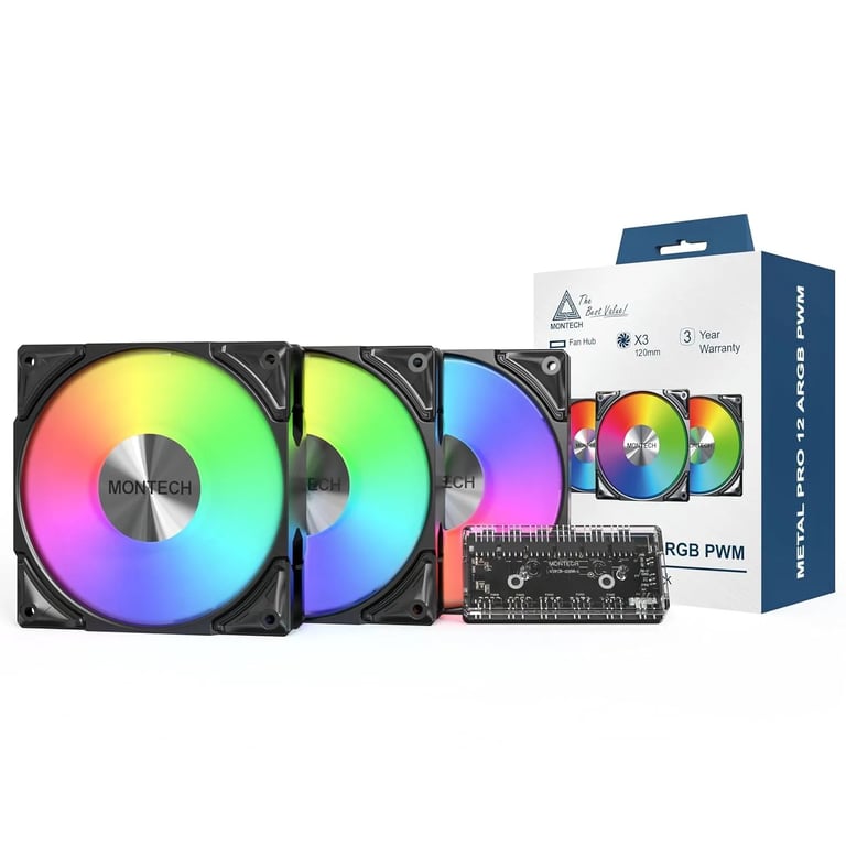 Metal Pro 120mm 3-Pack