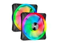 Affordable Corsair iCUE QL140 140mm 2-Pack White Case Fan - Thumbnail 2