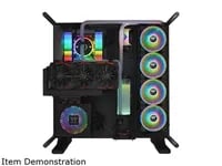 Affordable Thermaltake Riing Quad 120mm 3-Pack Black Case Fan - Thumbnail 5