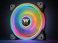 Affordable Thermaltake Riing Quad 120mm 3-Pack Black Case Fan - Thumbnail 7
