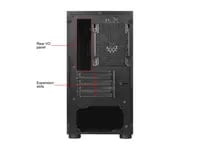 Affordable Thermaltake Versa H17 Black Case - Micro ATX Mini Tower, Black - Thumbnail 16