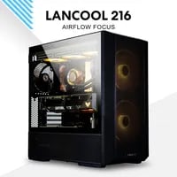 Affordable Lian Li LANCOOL 216 Black Case - ATX Mid Tower, Black - Thumbnail 2