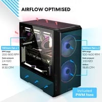 Affordable Lian Li LANCOOL 216 Black Case - ATX Mid Tower, Black - Thumbnail 3