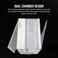 Premium Corsair 6500D Airflow White Case - ATX Mid Tower, White - Thumbnail 5
