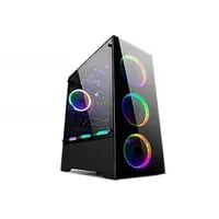 Affordable BGears b-Voguish Black Case - ATX Mid Tower, Black - Thumbnail 6