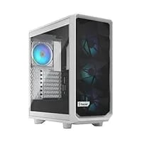 Premium Fractal Design Meshify 2 Compact White Case - ATX Mid Tower, White