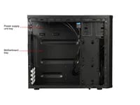 Affordable Fractal Design Core 1100 Black Case - Micro ATX Mini Tower, Black - Thumbnail 8