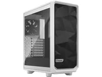 Premium Fractal Design Meshify 2 Compact TG White Case - ATX Mid Tower, White