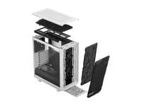 Premium Fractal Design Meshify 2 Compact TG White Case - ATX Mid Tower, White - Thumbnail 13