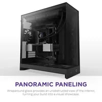 Affordable NZXT H9 Flow (2025) Black Case - ATX Mid Tower, Black - Thumbnail 6