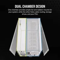 Affordable Corsair 2500D Airflow White Case - Micro ATX Mini Tower, White - Thumbnail 3