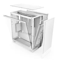 Affordable NZXT H7 Flow (2024) White Case - ATX Mid Tower, White - Thumbnail 8