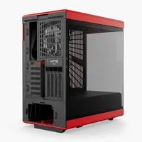 Affordable HYTE Y40 Red Case - ATX Mid Tower, Red - Thumbnail 5