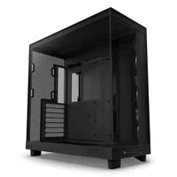 Affordable NZXT H6 Flow Black Case - ATX Mid Tower, Black - Thumbnail 4