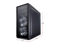 Affordable Fractal Design Focus G Black Case - ATX Mid Tower, Black - Thumbnail 4