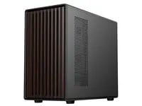Affordable DIYPC DIY-mATX06-Wood Black Case - Micro ATX Mini Tower, Black - Thumbnail 11