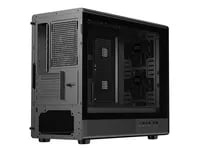 Affordable DIYPC DIY-mATX06-Wood Black Case - Micro ATX Mini Tower, Black - Thumbnail 13