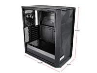 Affordable Fractal Design Meshify C Black Case - ATX Mid Tower, Black - Thumbnail 9