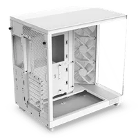 Affordable NZXT H6 Flow White Case - ATX Mid Tower, White - Thumbnail 15