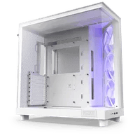 Affordable NZXT H6 Flow White Case - ATX Mid Tower, White - Thumbnail 4