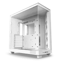 Affordable NZXT H6 Flow White Case - ATX Mid Tower, White - Thumbnail 7