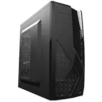 Affordable AeroCool CS-1102 Black Case - ATX Mid Tower, Black