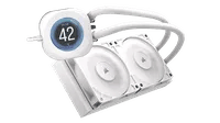 Affordable Corsair NAUTILUS 240 RS LCD White Cooler - AIO Liquid Cooler, 240mm Radiator, White - Thumbnail 2
