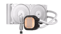 Affordable Corsair NAUTILUS 240 RS LCD White Cooler - AIO Liquid Cooler, 240mm Radiator, White - Thumbnail 3