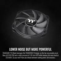 Affordable Thermaltake TOUGHAIR 710 Black Cooler - 140mm Fans - Thumbnail 4