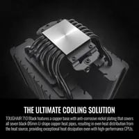 Affordable Thermaltake TOUGHAIR 710 Black Cooler - 140mm Fans - Thumbnail 5