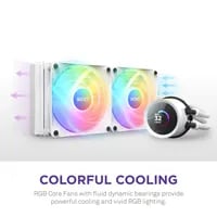 Affordable NZXT Kraken White Cooler - AIO Liquid Cooler, 240mm Radiator, White - Thumbnail 5