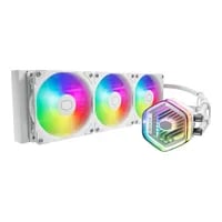 Affordable Cooler Master Masterliquid Atmos White Cooler - AIO Liquid Cooler, 360mm Radiator, White