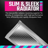 Affordable Cooler Master Masterliquid Atmos White Cooler - AIO Liquid Cooler, 360mm Radiator, White - Thumbnail 10