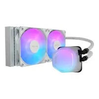 Affordable Cooler Master Elite White Cooler - AIO Liquid Cooler, 240mm Radiator, White - Thumbnail 1