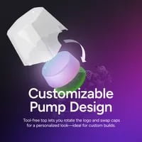 Affordable Cooler Master Elite White Cooler - AIO Liquid Cooler, 240mm Radiator, White - Thumbnail 9