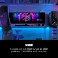 Premium MSI MPG 491CQPX Black Display - 49", 5120x1440, 240Hz, QD-OLED, Curved - Thumbnail 4