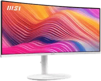 Premium MSI Modern MD342CQPW White Display - 34", 3440x1440, 120Hz, VA, Ultrawide, Curved - Thumbnail 4