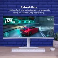 Premium MSI Modern MD342CQPW White Display - 34", 3440x1440, 120Hz, VA, Ultrawide, Curved - Thumbnail 7