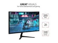Premium ViewSonic VX3218-PC-MHD Display - 32", 1920x1080, 165Hz, VA, Curved - Thumbnail 3