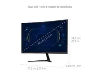 Premium ViewSonic VX3218-PC-MHD Display - 32", 1920x1080, 165Hz, VA, Curved - Thumbnail 6