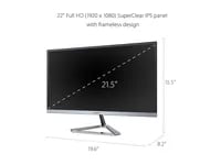 Affordable ViewSonic VX2276-SMHD Grey Display - 21.5", 1920x1080, 60Hz, IPS - Thumbnail 3