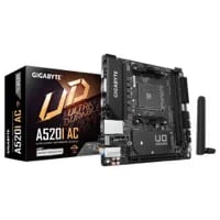 Affordable Gigabyte A520I AC Dark Motherboard - Socket AM4, Mini-ITX, DDR4 - Thumbnail 2