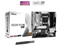 Affordable ASRock B650M Pro RS WiFi Dark Motherboard - Socket AM5, Micro ATX, WiFi Included, DDR5