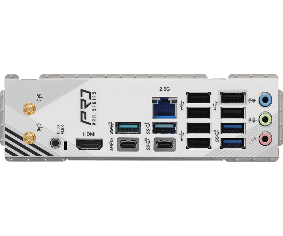 B850 Pro RS WiFi Backplate