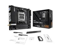 Affordable ASRock A620 AI WiFi Mini ITX Dark Motherboard - Socket AM5, Mini-ITX, WiFi Included, DDR5 - Thumbnail 7