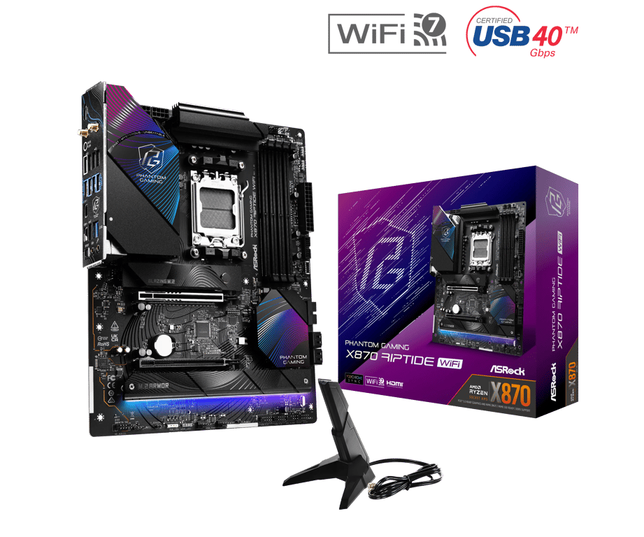 X870 Phantom Gaming Riptide WiFi