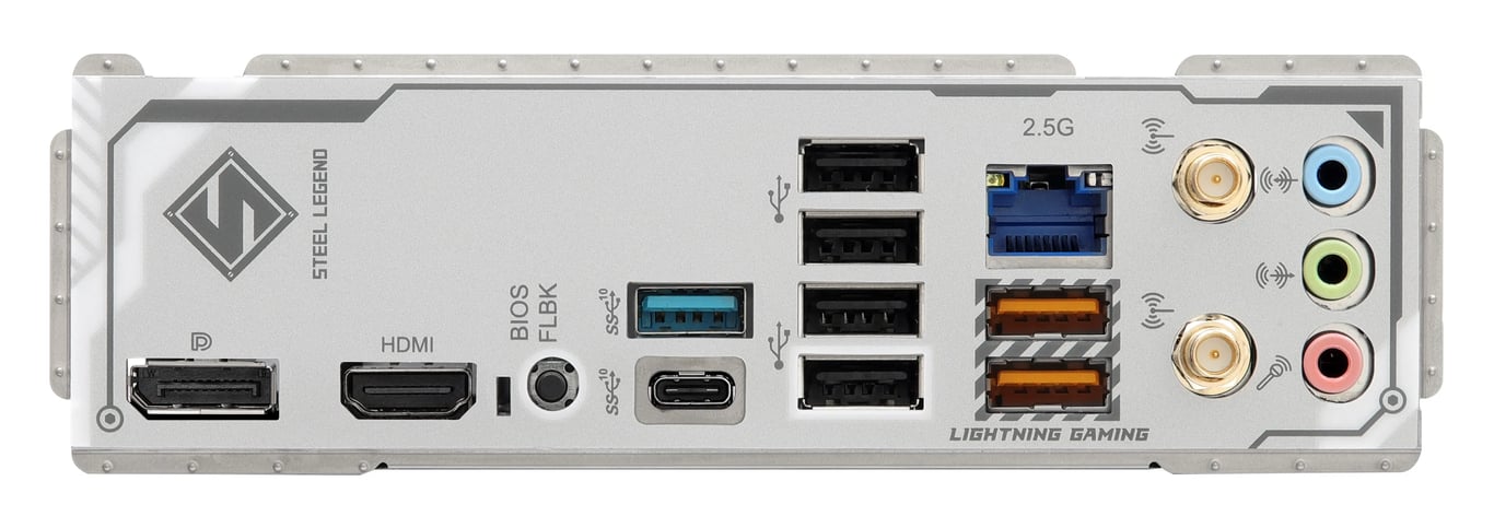 B850M Steel Legend WiFi Backplate