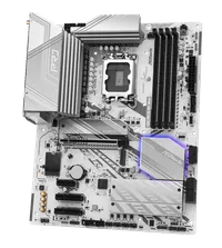 Premium ASRock Z890 Pro RS WiFi White Light Motherboard - Socket LGA1851, ATX, WiFi Included, DDR5 - Thumbnail 4